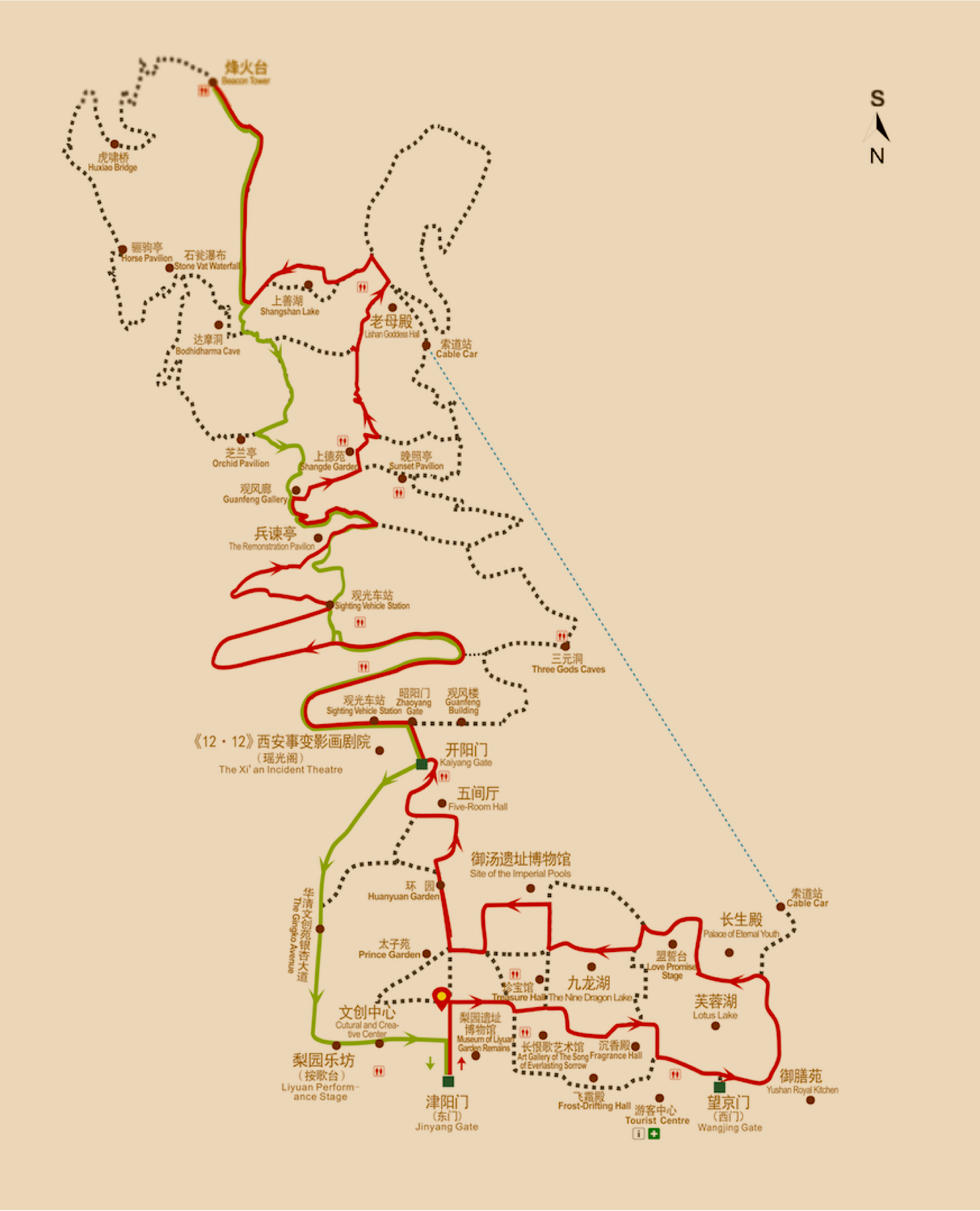 Tourist Map of
the Scenic Spot